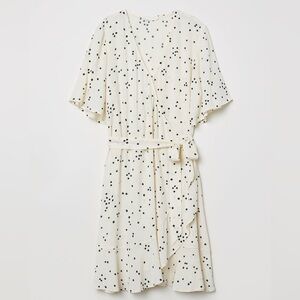 H&M Polka Dot Wrap Dress Size 6